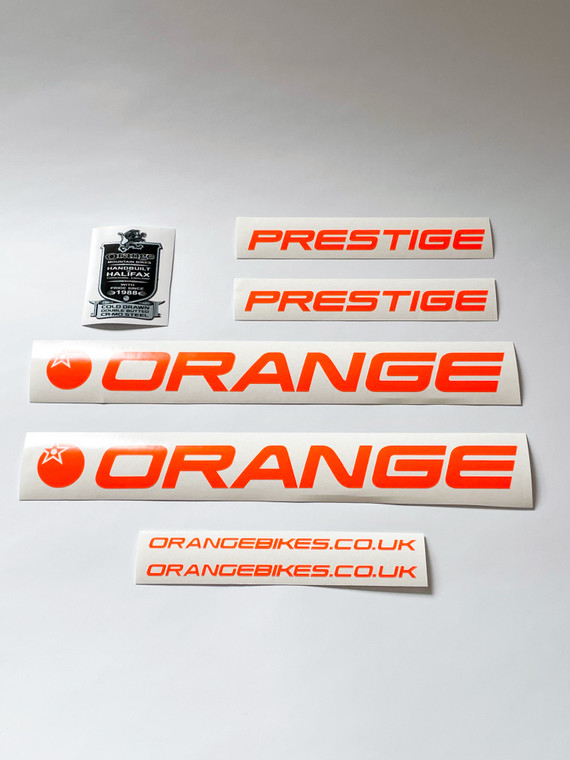 Orange prestige 2008 sticker set