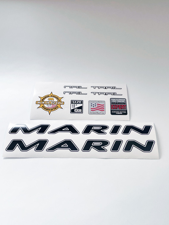 Marin Nail Trail 2002 sticker set