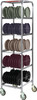 TMP® Drying & Storage Cart, holds 80 domes or 160 bases/underliners or Quicktemp® bases, 1" stainless steel tubing frame, 4" casters (2 with brakes) (1173/X80)
