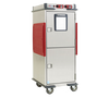 C5™ T-Series Transport Armour™ heavy-duty insulated mobile heated cabinet, full height dual cavity with independent cavity temperature control, adjustable lip load slides 3-2/5" OC, top mount solid state digital controls with mobile power (14) 18" x 26" or (28) 12" x 20" x 2-1/2" pan capacity, 304 stainless steel, foamed-in-place polyurethane insulation, maximum temperature 200°F, 6" casters, 120V/60/1, 1400 watts, 12 amps, NEMA 5-15P, cULus, NSF, ENERGY STAR®