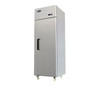 Atosa Refrigerator, reach-in, one-section, 28-7/10"W x 31-7/10"D x 81-3/10"H, top mount self-contained refrigeration, 21.4 cu. ft. (1) locking hinged solid door, digital temperature control, 33° to 40°F temperature range, (3) adjustable shelves, interior LED lighting, automatic evaporation, air defrost, stainless steel interior & exterior, galvanized steel back, 4" casters, R290 Hydrocarbon refrigerant, 1/7 HP, 115v/60/1-ph, 2.1 amps, cord with NEMA 5-15P, cETLus, ETL-Sanitation, ENERGY STAR®