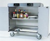 Creation Express™ Station Mobile Cooking Cart. Shown with Interior Storage Shelf.