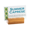 Table Number/Card Holder, 2-1/4"W x 3/4"D x 3/4"H, bamboo, BPA Free