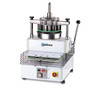 Dough Divider/Rounder, bench model, belt drive, manual cutting 11 portions (11.3 oz. to 22.9 oz.), automatic rounding with timer, start/stop button, power indicator light, one cutting head, two dough trays, one stainless steel dish, includes: (1) cup tray of customer's choice, 1/2 hp, cETLus, ETL-Sanitation