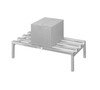 Dunnage Rack, channel, 60"W x 24"D x 12"H, 2500 lbs. capacity, welded aluminum construction, NSF, Made in USA