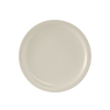 Plate, 6-1/2" dia., round, narrow rim, microwave & dishwasher safe, oven proof, fully vitrified, lead-free, ceramic, TuxCare®©, Healthcare, Nevada, American White/Eggshell