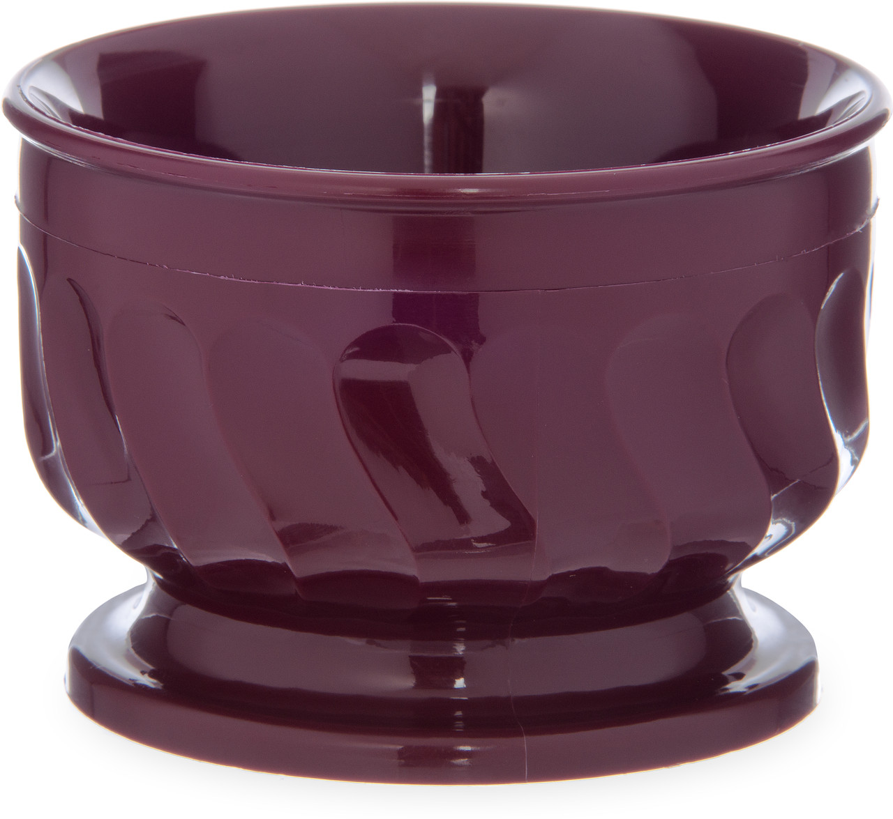 Pedestal Base Bowl, 9 oz., insulated, Turnbury®, cranberry (48 each per case) (3300/20)