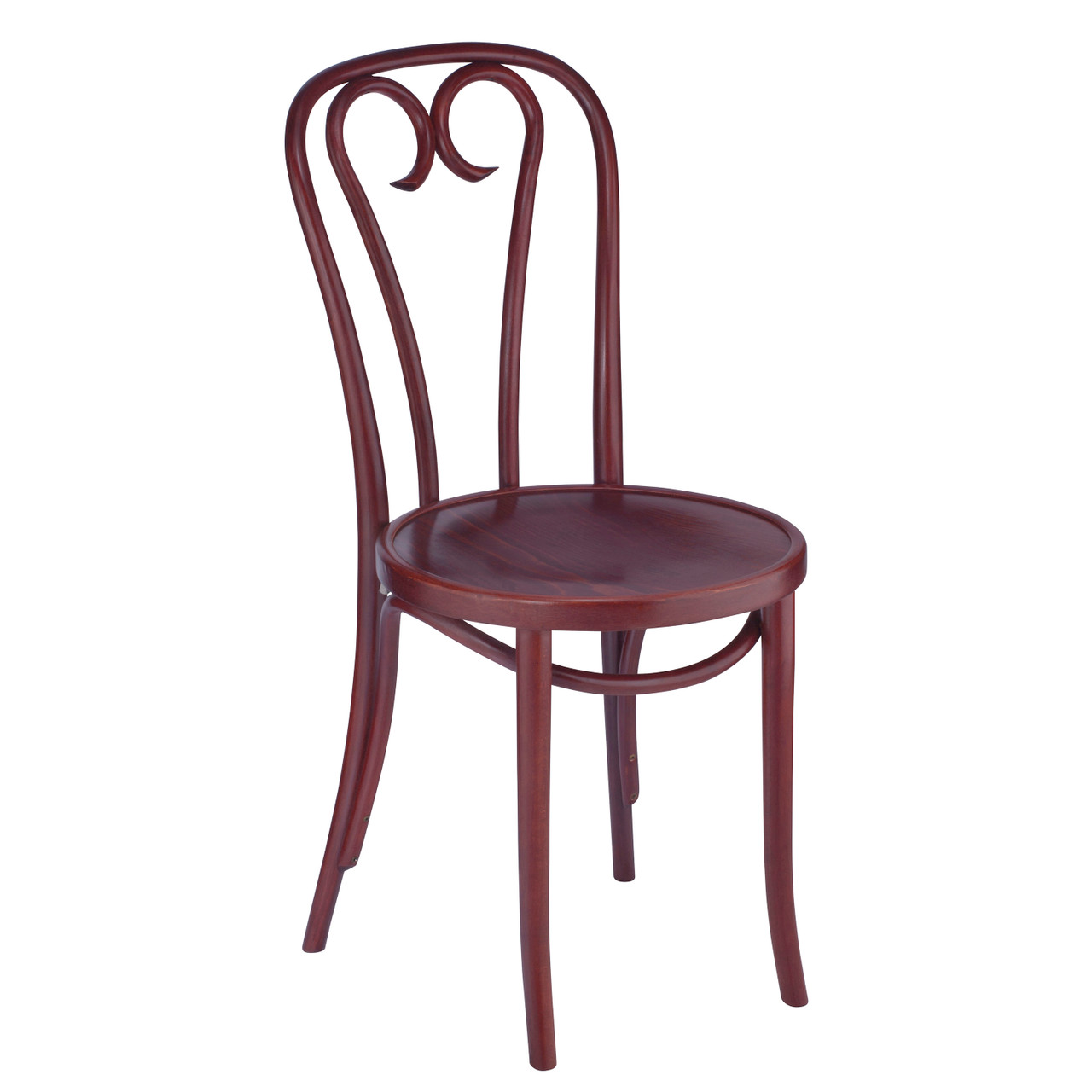 Bentwood Side Chair, sweetheart back, veneer seat, beechwood frame