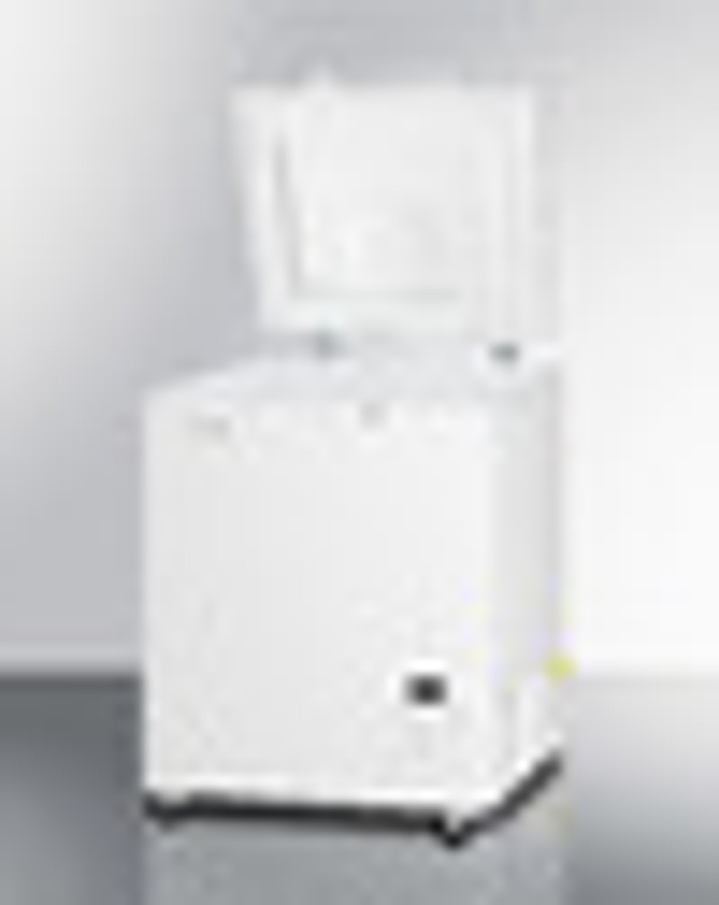Chest Freezer, 29"W, 4.8 cu. ft. capacity, (1) solid lift-up door with remain-open feature, handle-mounted lock, -45°C operation, manual defrost, digital thermostat & display, probe hole, self-contained side mounted refrigeration, R404a refrigerant, white exterior & door finish, (4) casters, 115v/60/1-ph, 3.36 amps, UL, UL-Sanitation (Commercial & Medical)