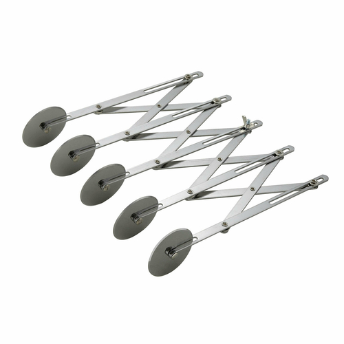 Dough Divider, 5 wheel, adjustable from 3/4" to 4-3/8", stainless steel