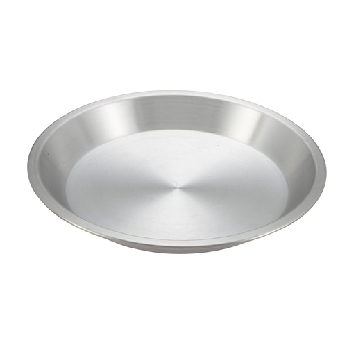 Pie Pan, 9" dia. x 1-1/2" deep, round, aluminum