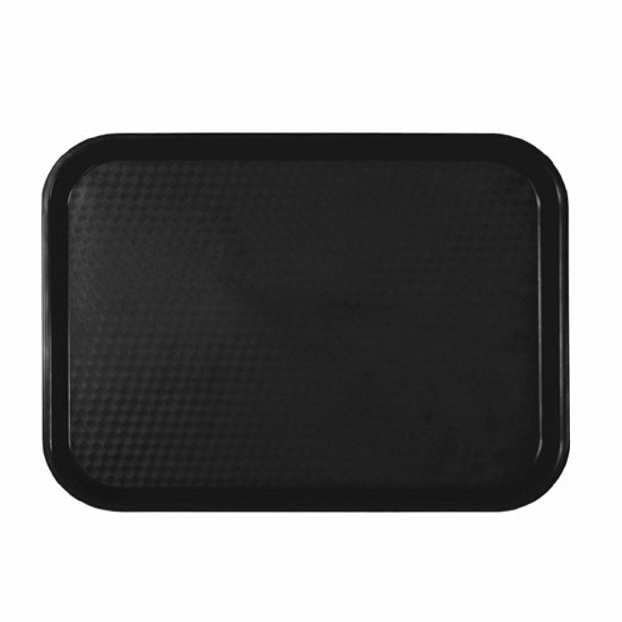 Fast Food Tray, 14" x 17-3/4", rectangular, polypropylene, black (12 each minimum order)