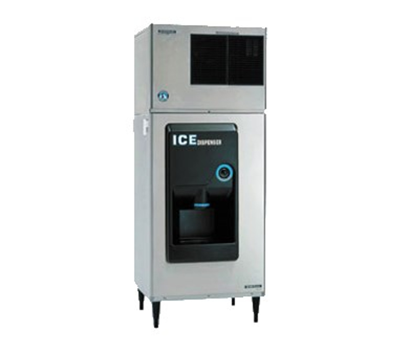 Ice Dispenser, 30"W, 200-lb. built-in storage capacity, accommodates KM-340/350, KM-515/520, KM-650/660 or KML series cubers, ABS molded front, vinyl covered steel side panels, 6" painted legs, ice dispensing area is ADA compliant, 60 watts, 115v/60/1-ph, 1.4 amps, cULus, ETL-Sanitation