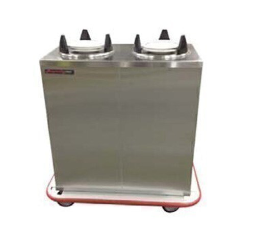 Enclosed heated plate dispenser for 9" plates, 4-silo, all stainless steel construction, 5" casters with brakes, 120v/60/1-ph, 2000 watts, 16.7 amps, cord with NEMA 5-30P, cULus, UL EPH CLASSIFIED
EPH CLASSIFIED MODEL EPDHT2S9 SHOWN