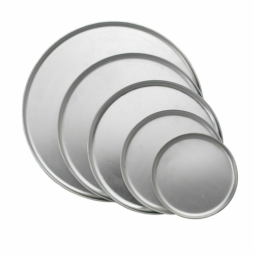 Pizza Pans, round, coupe, aluminum