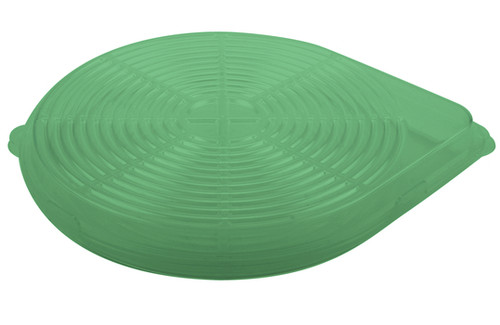 G.E.T Pizza Container, leak-resistant snap closure, stackable, reusable, recyclable, break-resistant, dishwasher safe, microwave safe for re-heating, BPA free, polypropylene, clear or jade. Eco-Takeout's®, NSF. Free Shipping.