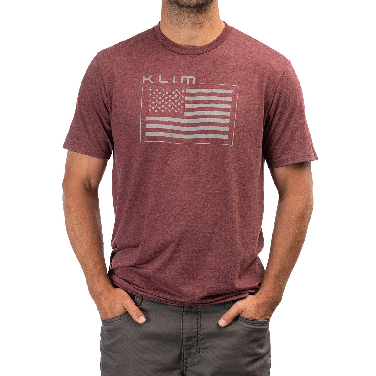 Klim Patriot Klim Flag Tri-Blend T-Shirt [Non-Current] | SnowBigDeal