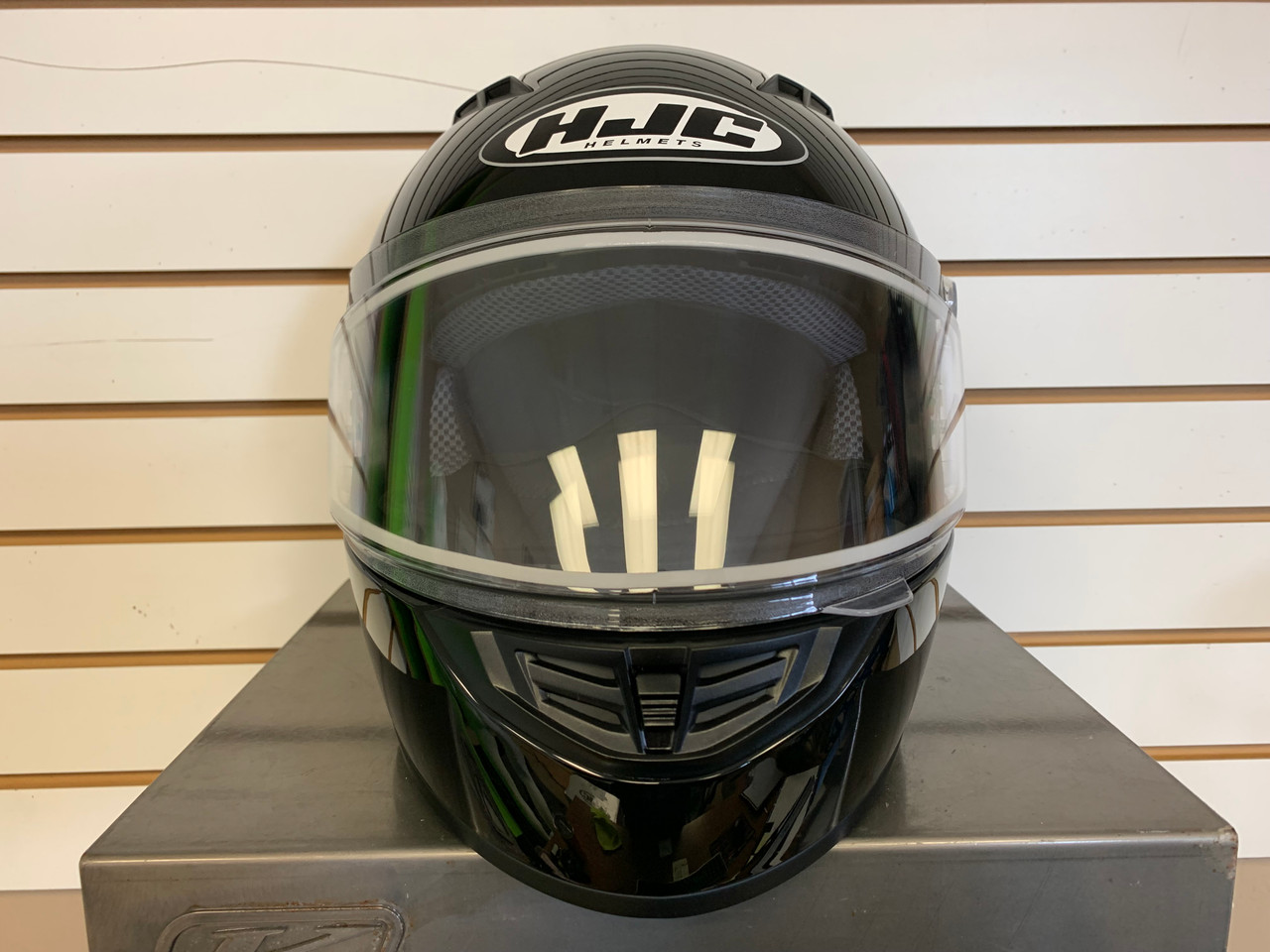 hjc bluetooth helmet cs-r3 used HJC CS-R3 Snow Black Size Medium - Used w/ Blemishes