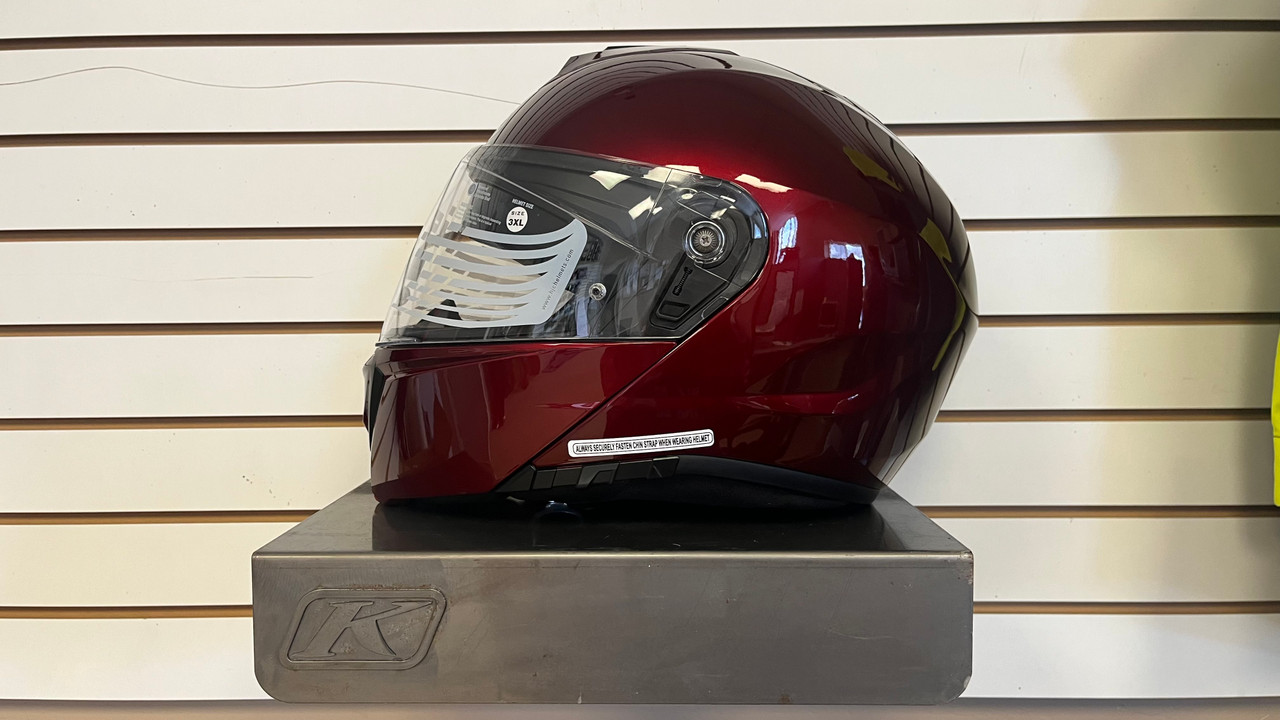 HJC i90 Motorcycle Helmet (Wine) (3X-Large) - Used - SnowBigDeal HJC i90 Motorcycle Helmet (Wine) (3X-Large) - Used - SnowBigDeal