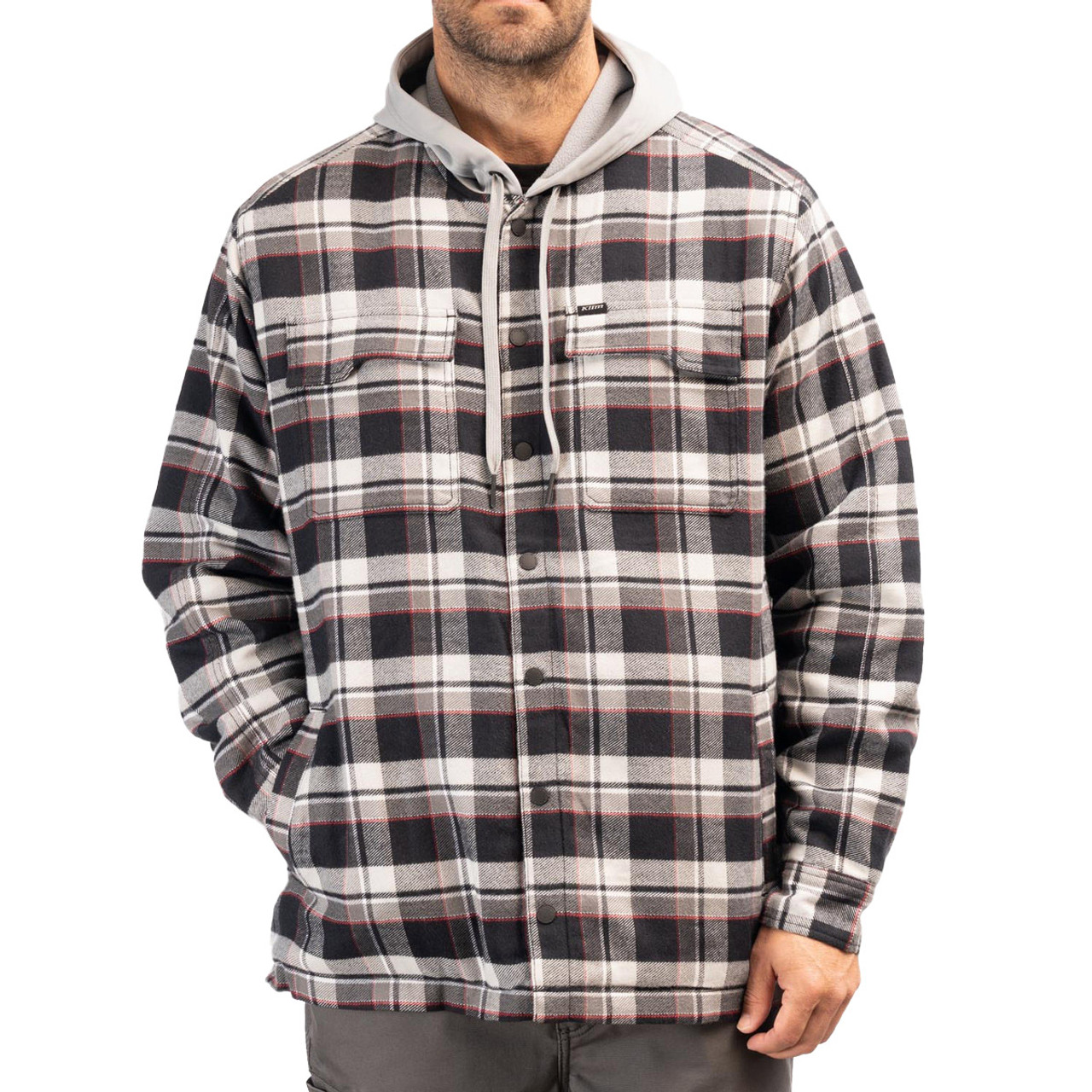 Klim Targhee Fleece Lined Flannel Hoodie Sample