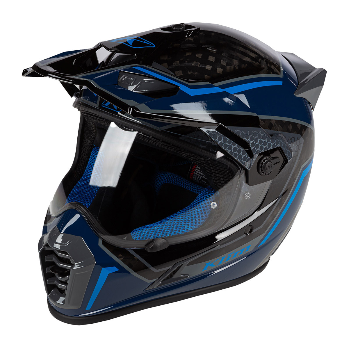 Klim Krios Pro Helmet (CCC/DOT) - Mekka Kinetik Blue | SnowBigDeal