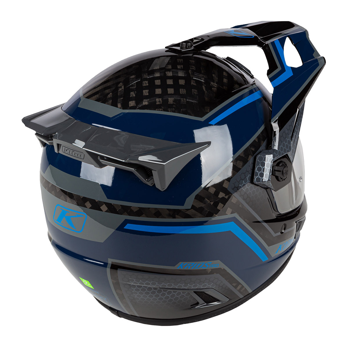 Klim Krios Pro Helmet (CCC/DOT) - Mekka Kinetik Blue | SnowBigDeal Klim Krios Pro Helmet (CCC/DOT) - Mekka Kinetik Blue | SnowBigDeal