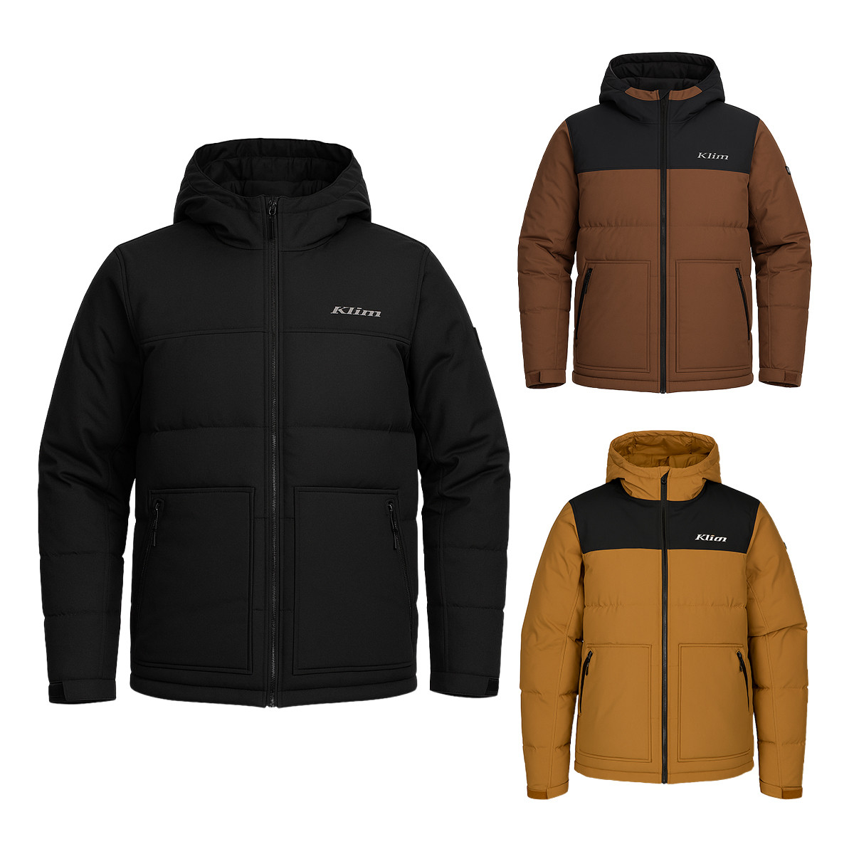 Klim Sawtooth Down Hooded Jacket – Water/Wind-Resistant Coat