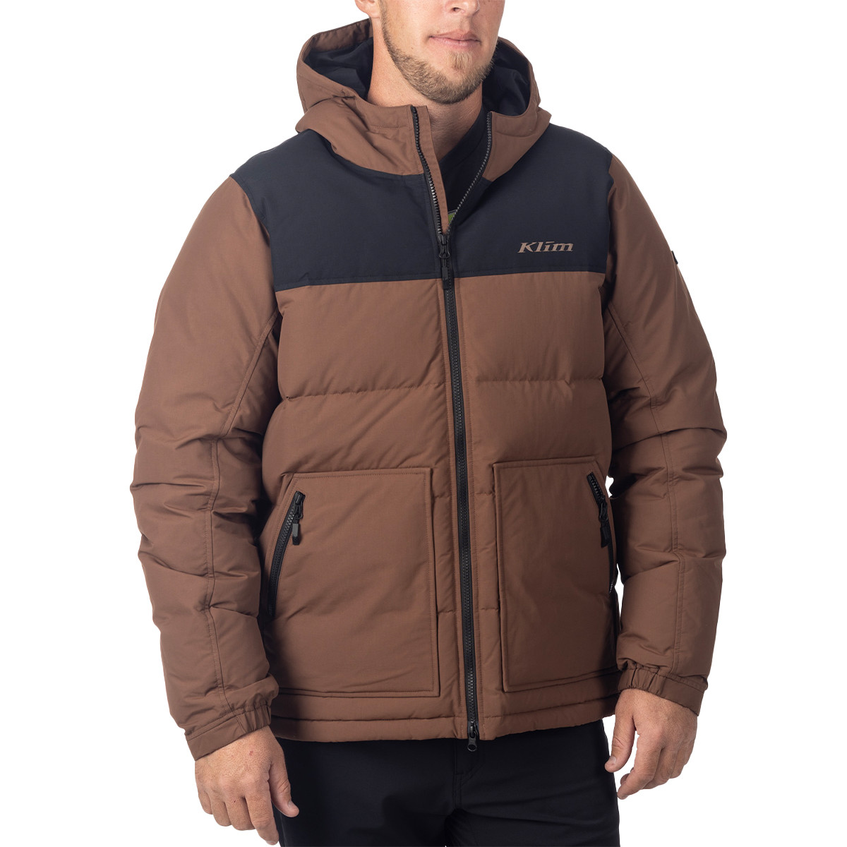 Klim Sawtooth Down Hooded Jacket – Water/Wind-Resistant Coat