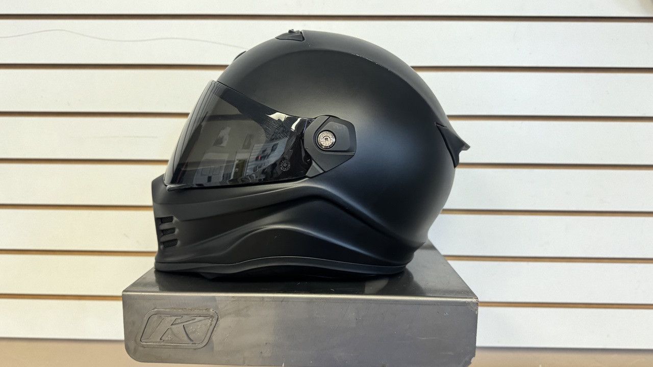 scorpion covert used helmet SCORPION EXO COVERT FX MOTORCYCLE HELMET (MATTE BLACK) - USED