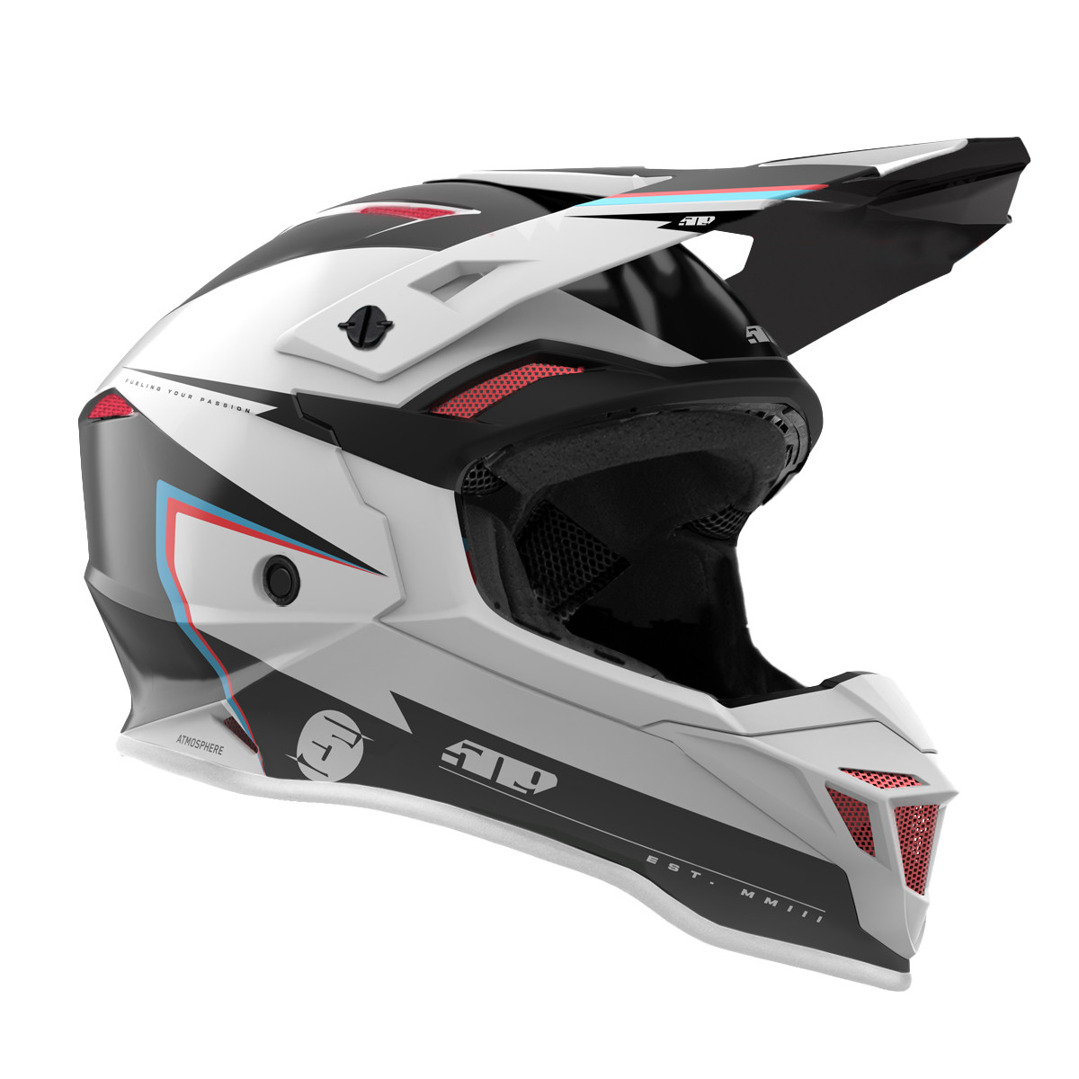 509 Atmosphere Offroad Helmet - Sci-Fi Coral | SnowBigDeal