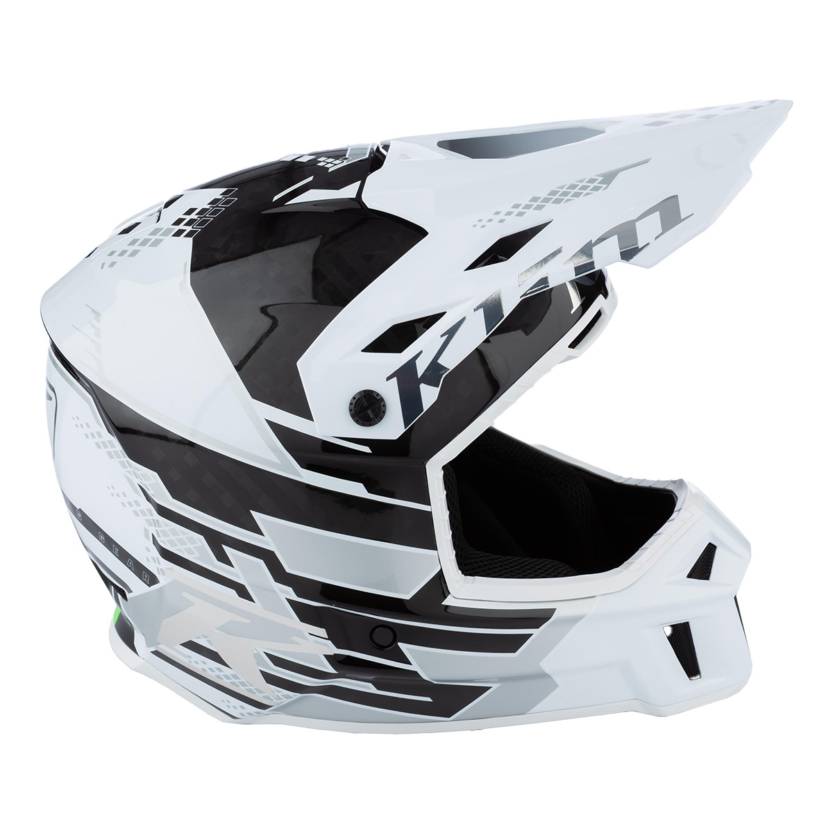Klim F3 Carbon Pro Helmet (ECE) - Diamondback White | SnowBigDeal