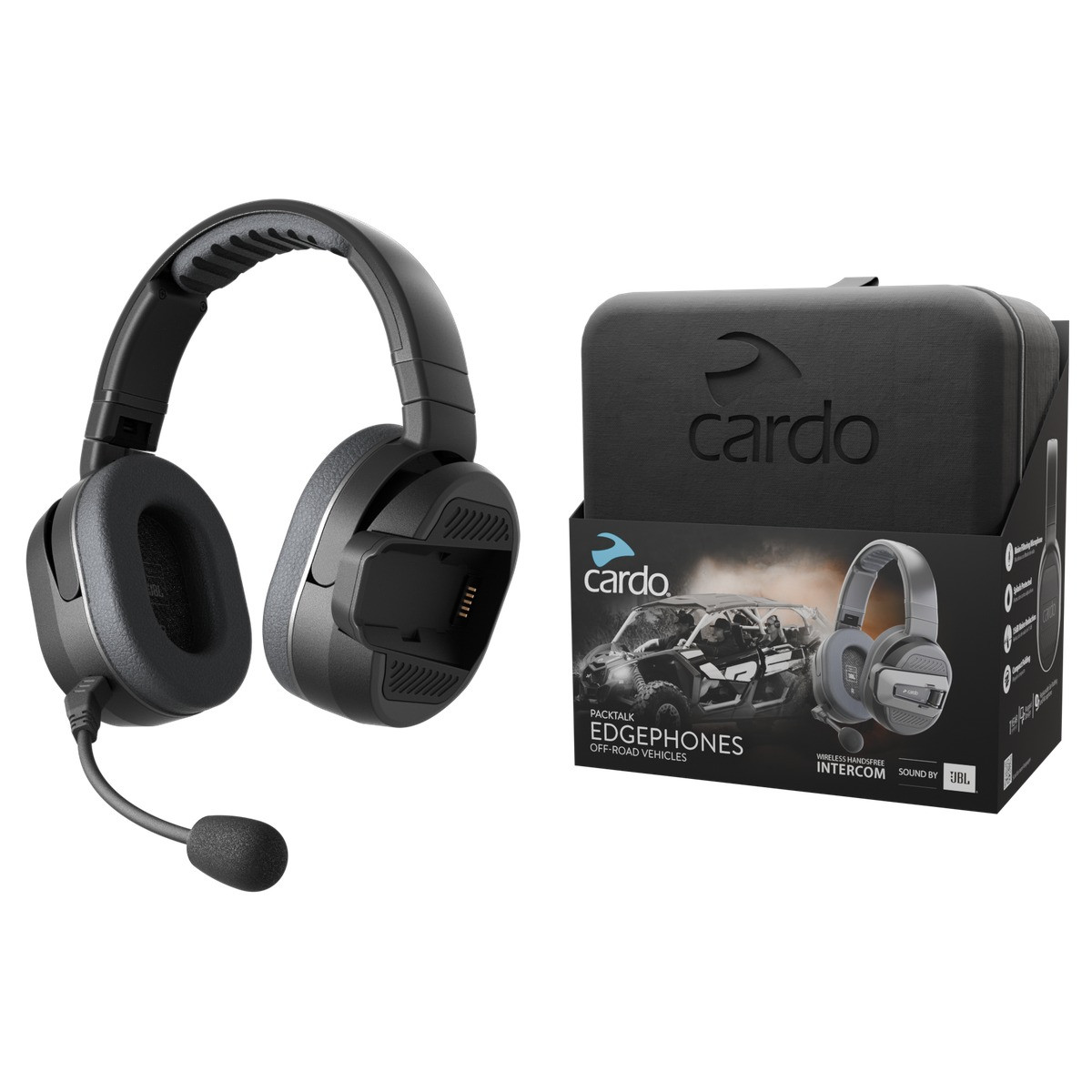 Cardo Packtalk Edgephones Bluetooth Headset | SnowBigDeal