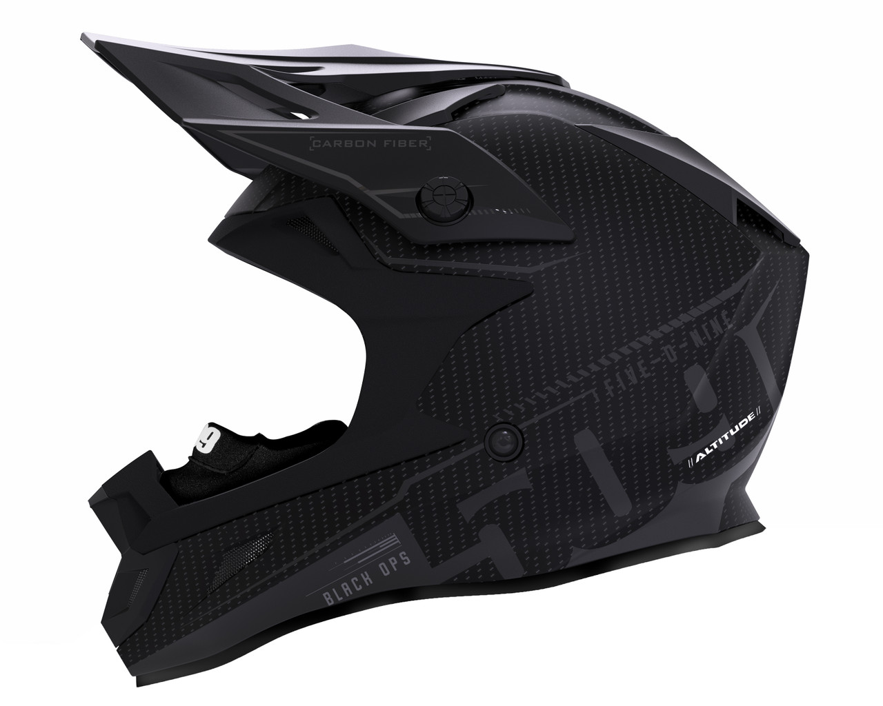 509 オフロードヘルメット カーボン調 ブラック 509 Altitude Carbon Fiber Helmet w/ MIPS & Fidlock - Black Ops
