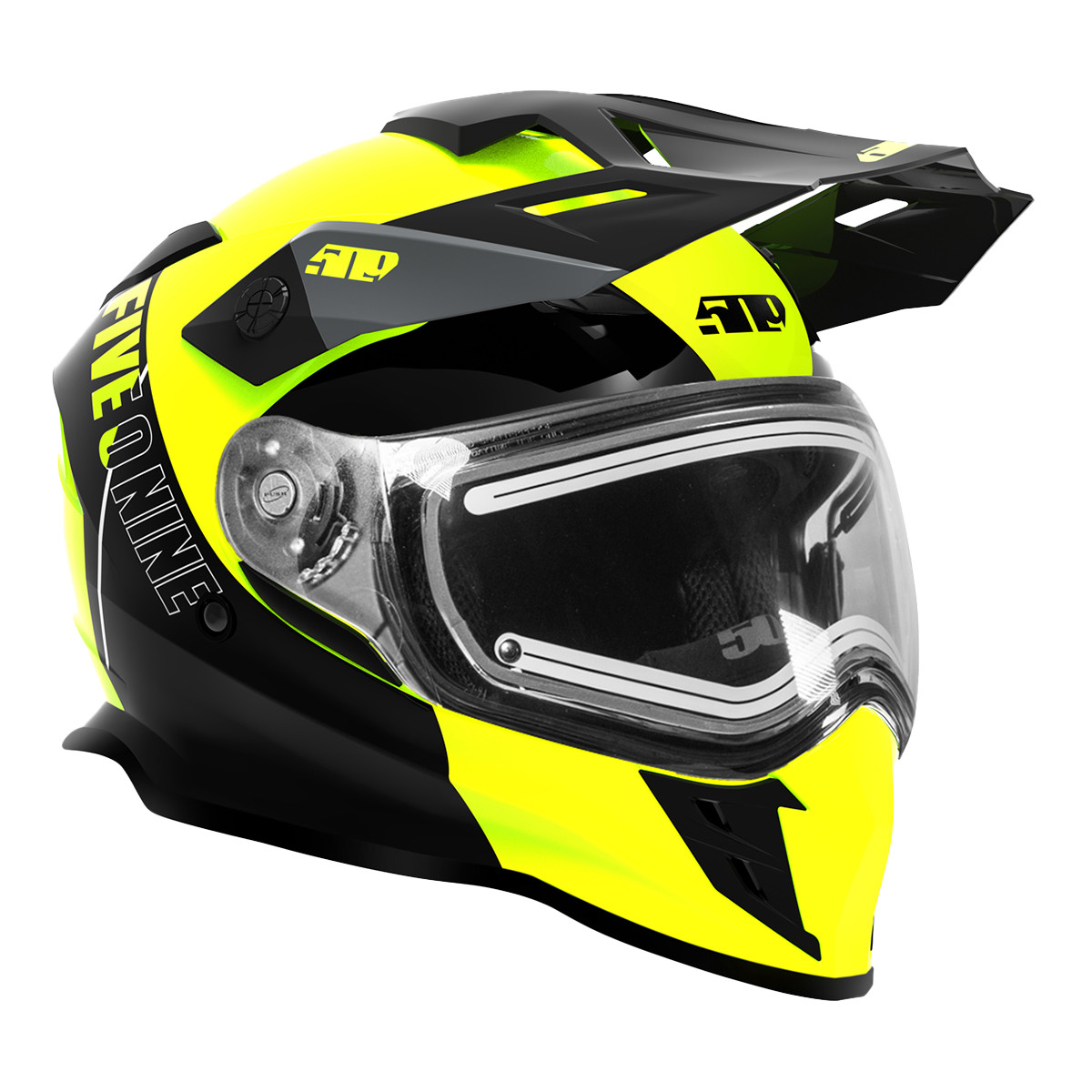 509 Delta R3L Ignite Helmet - Lime Green Gray | SnowBigDeal