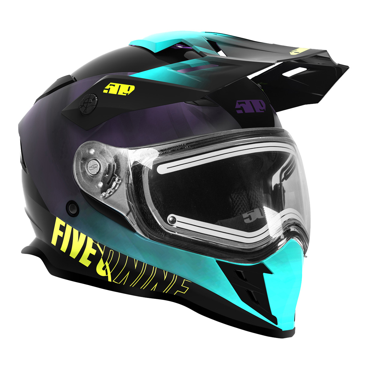 509 Delta R3L Ignite Helmet (ECE) - Galaxy Teal Purple | SnowBigDeal