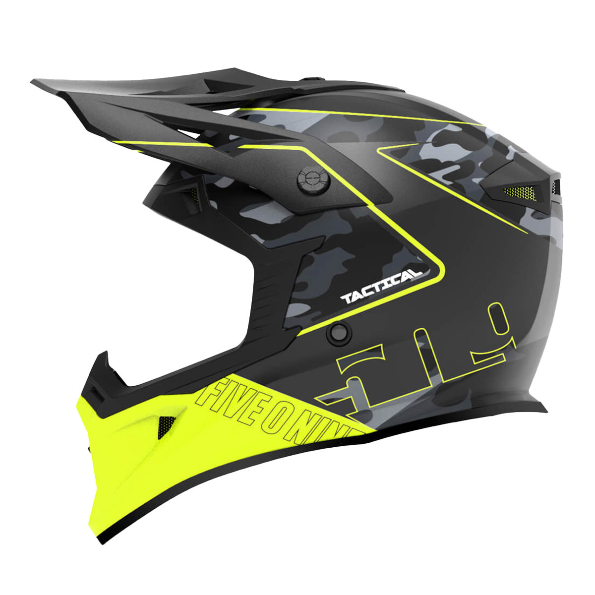 Tactical 509ヘルメット スノーモービル モトクロス オフロード 509 Tactical Offroad Helmet - Black Camo [Limited Edition