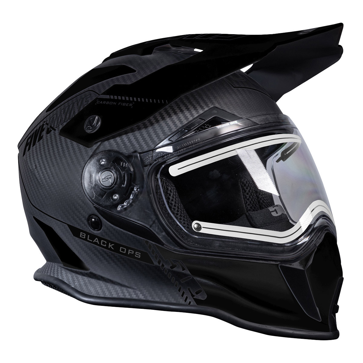 509 Delta R3L Carbon Fiber Ignite Helmet - Black Ops | SnowBigDeal
