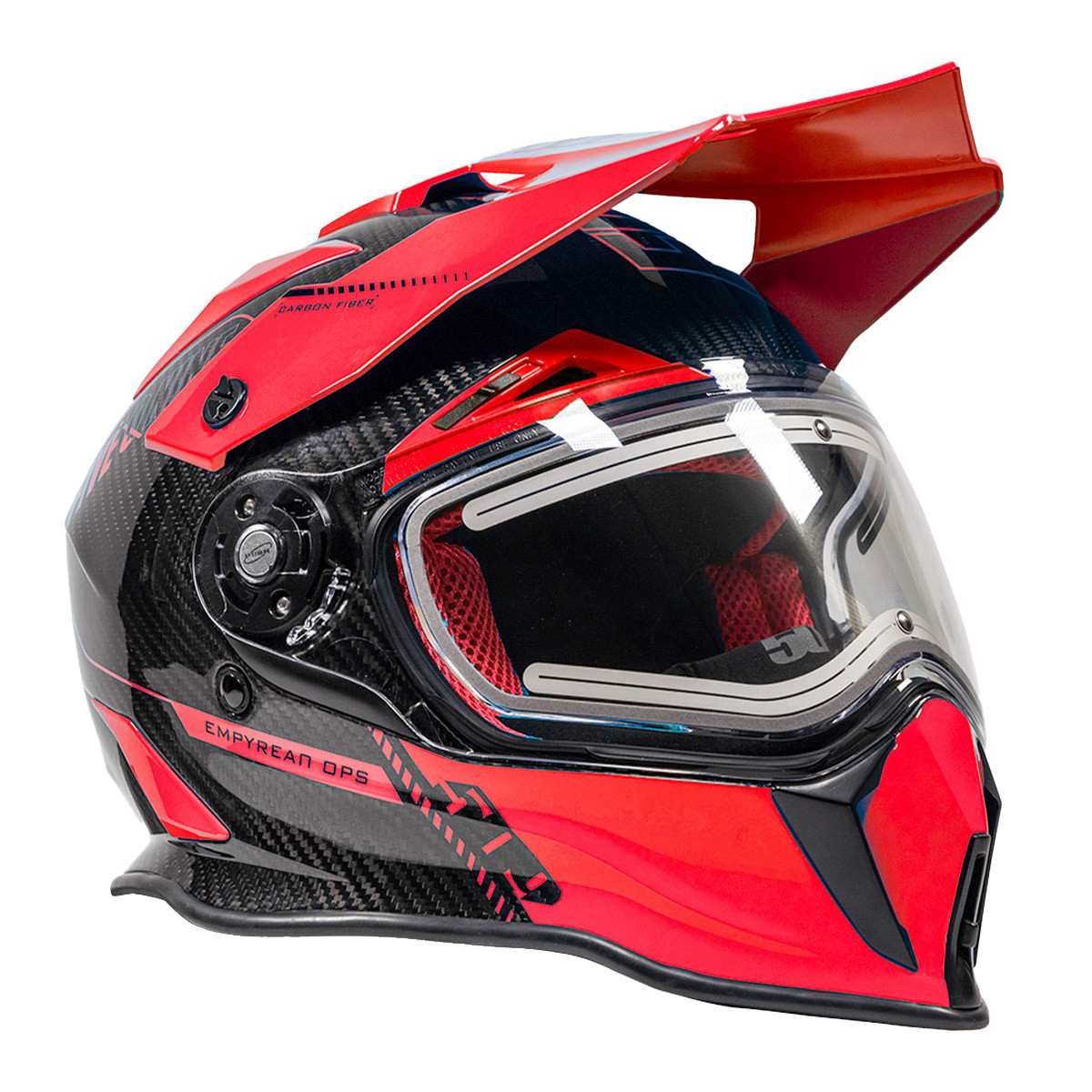 509 Delta R3L Carbon Fiber Ignite Helmet - Vermillion Ops