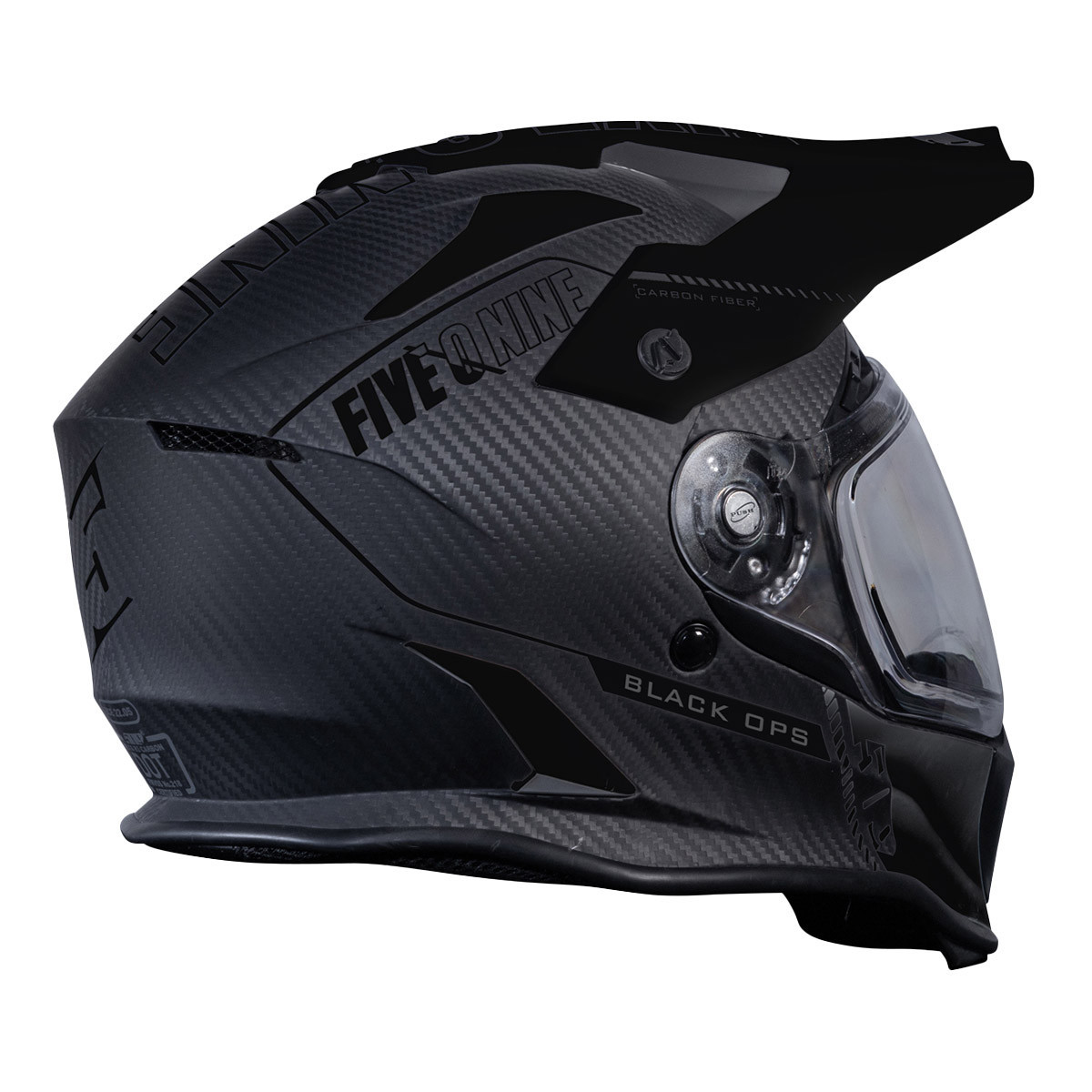 509 Delta R3L Carbon Fiber Ignite Helmet (ECE) - Black Ops