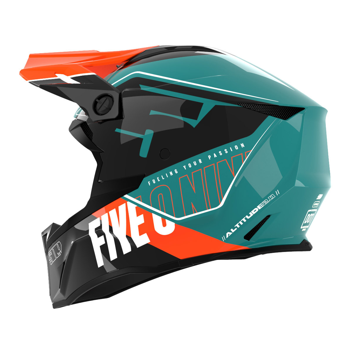 emerald green motorcycle helmet VX28 / Matte Meets Department of Transportation (DOT FMVSS218) requirements 509 Altitude 2.0 Helmet -