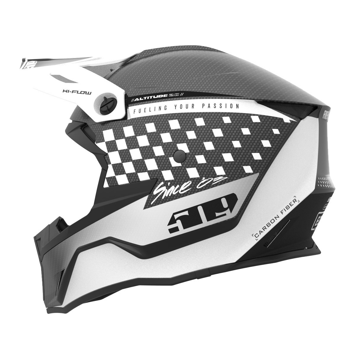 509 Altitude 2.0 Offroad Carbon Fiber Helmet (DOT/ECE) - Speedsta