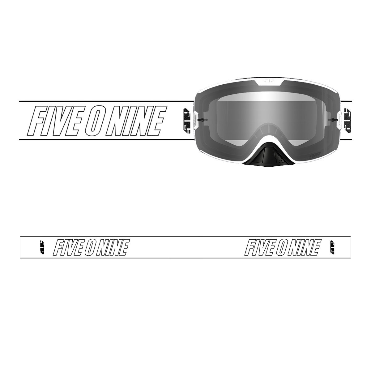 MARKER KINGPIN＋BLIZZARD G95＋シール付 509 Kingpin Offroad Goggle - White (Clear) | SnowBigDeal