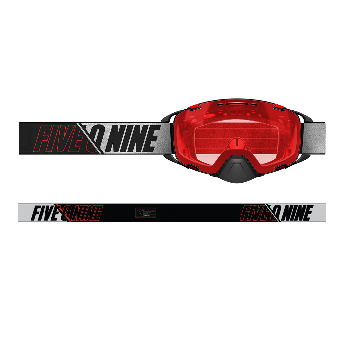 509 Aviator 2.0 Goggle - Racing Red (Smoke Tint/Red Mirror