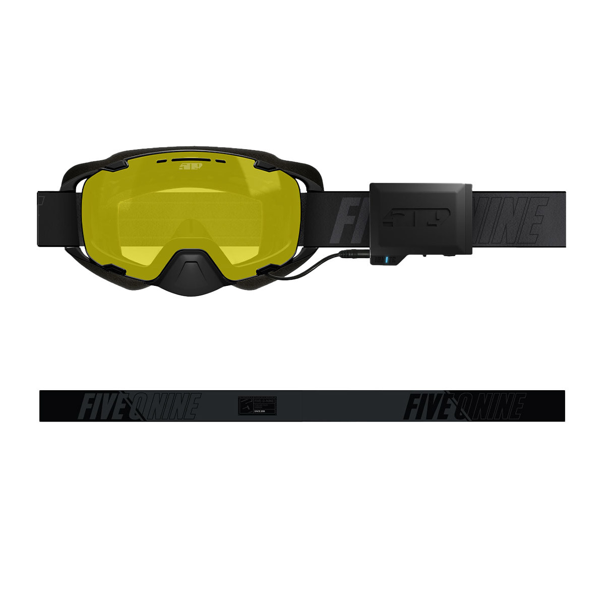 509 Aviator 2.0 XL Ignite S1 Goggle - Black w/ Yellow (Yellow Tint