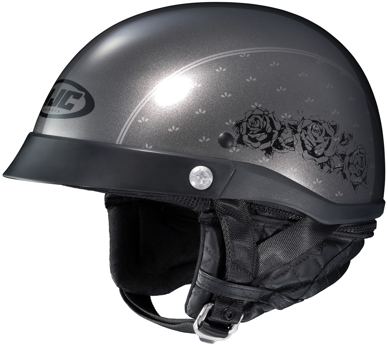 hjc cl ironroad half helmet HJC CL-IRONROAD BLACK ROSE MC5 BLACK