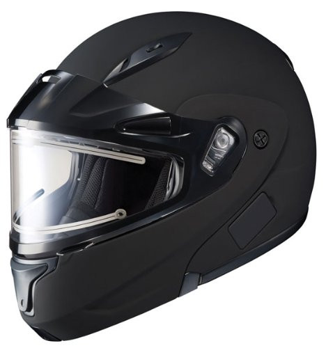 hjc cl-max ii solid helmets medium HJC CL-Max 2 Modular Snowmobile Helmet w/ Electric Shield