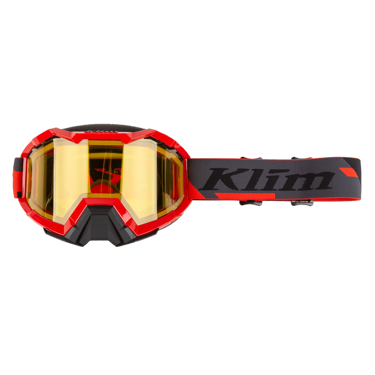 Klim Viper Snowmobile Goggles Raid Fiery Red