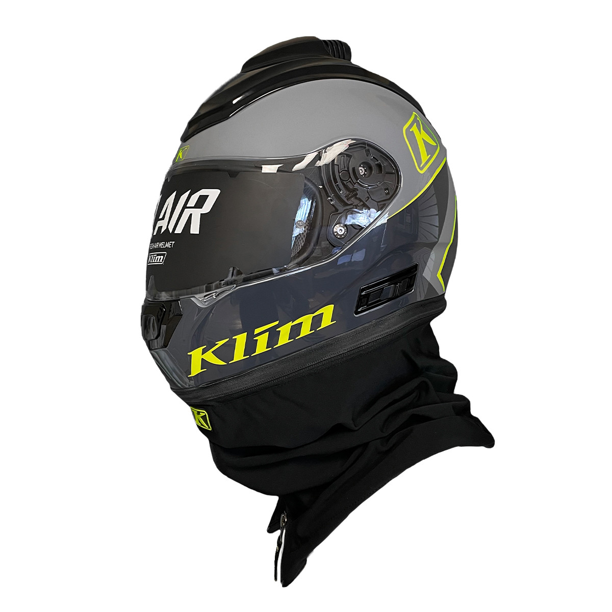 Klim R1 AIR Fresh Air UTV FullFace Helmet Charger Vivid Gray (DOT) [Sample] SnowBigDeal