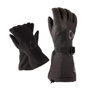 TOBE HURON GAUNTLET GLOVE - JET BLACK TOBE HURON GAUNTLET GLOVE - JET BLACK