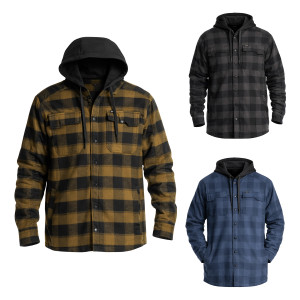 Klim Targhee Fleece-Lined Flannel Hoodie [Sample]